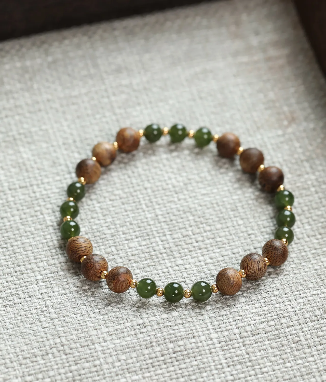 Prosperity Wood- Nanmu (Chinese Rosewood) Bracelet