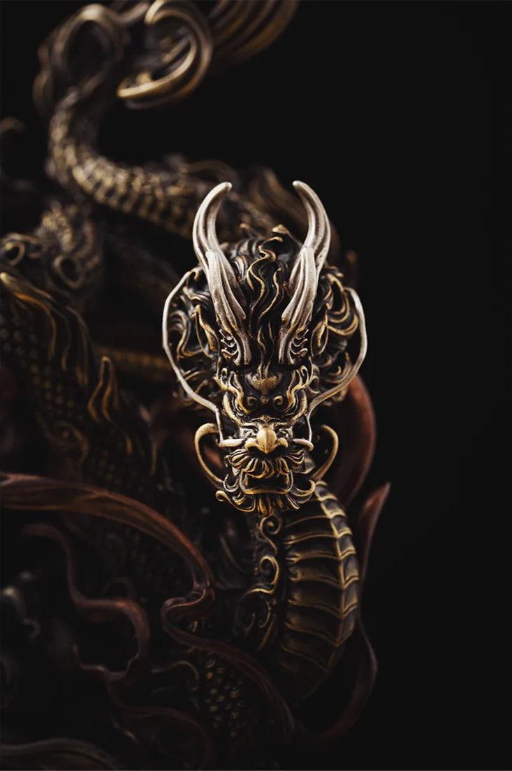 Prosperous Myth- Spirit Dragon Feng Shui Statue