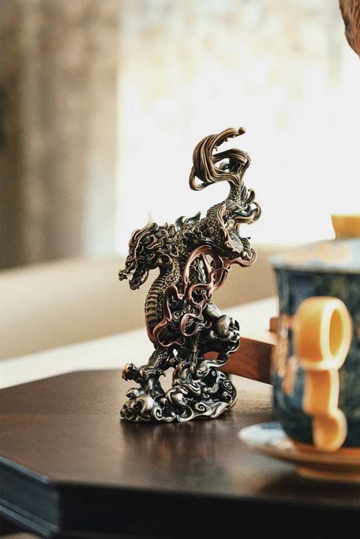 Prosperous Myth- Spirit Dragon Feng Shui Statue